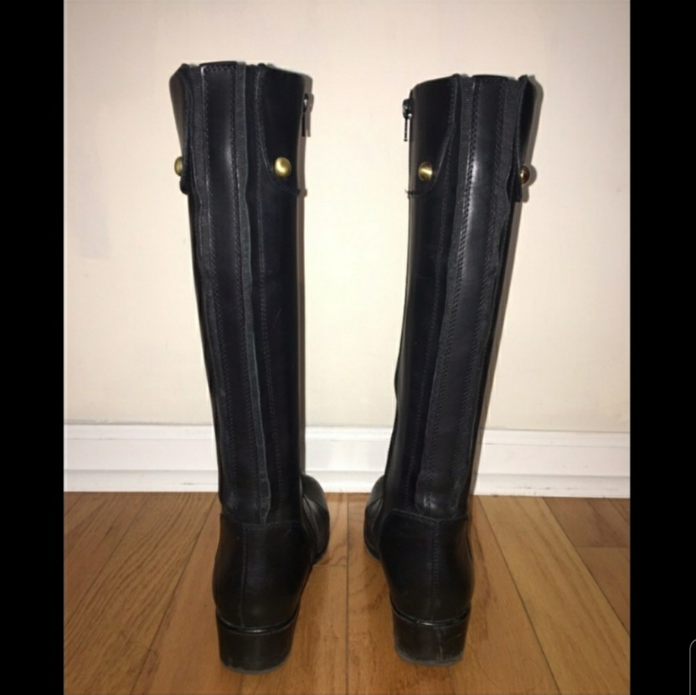 Banana Republic Sleek Black Riding Boots - Picture 4 of 7